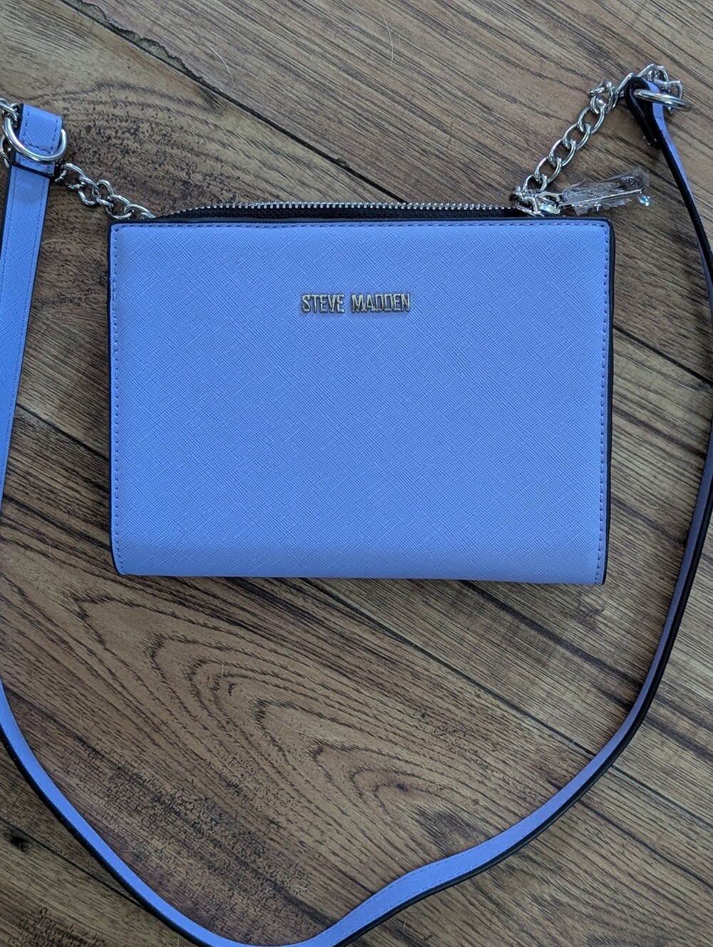 Steve Madden Lavender Crossbody Bag with Chain Strap